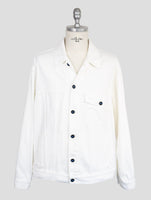 Kiton Knt White Cotton Ea Coat