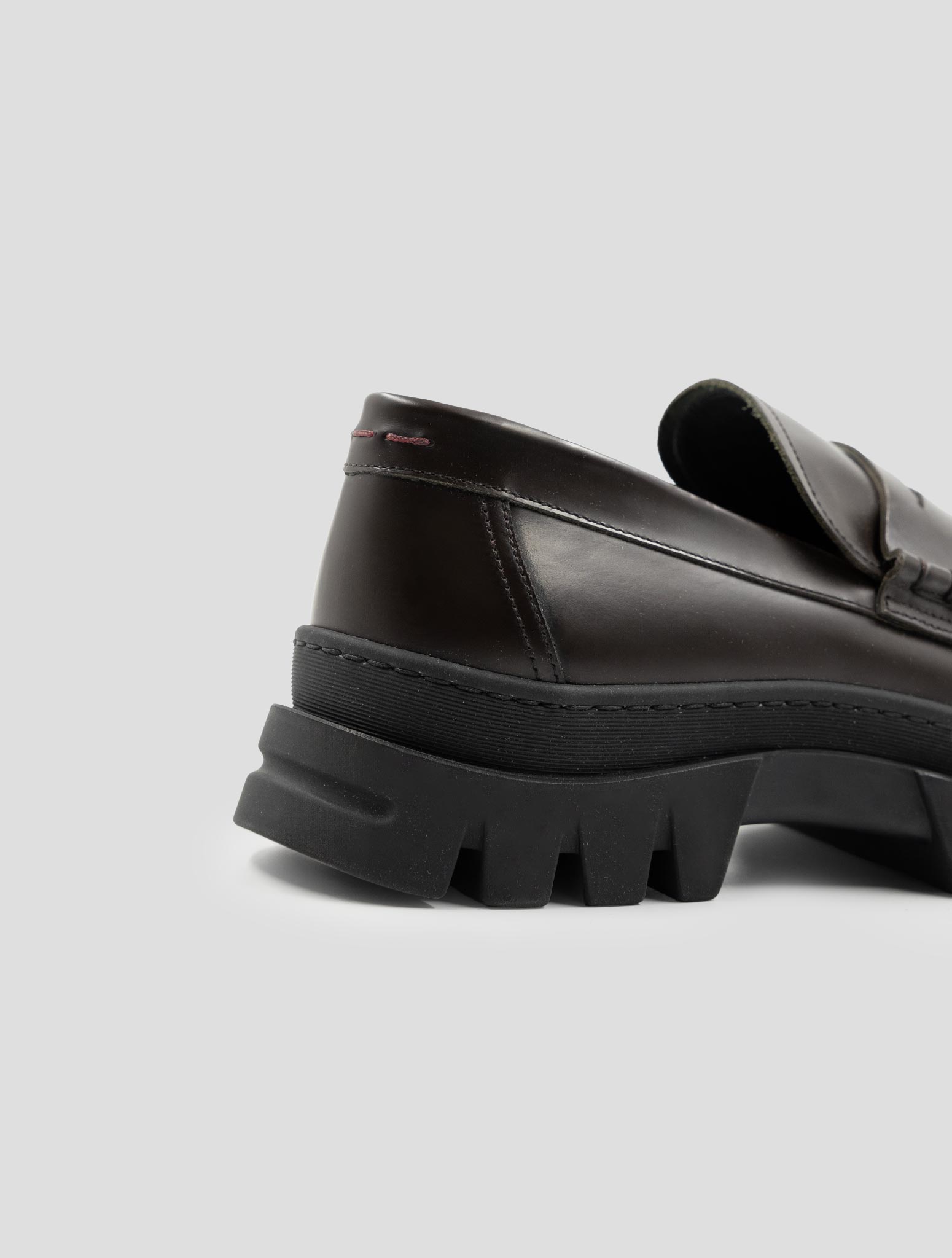 Kiton Brown Leather Loafers