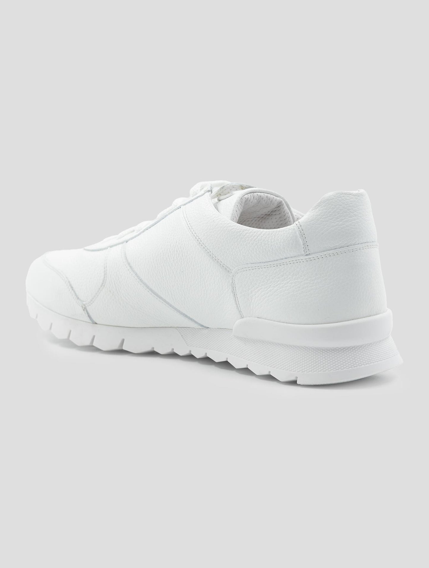 Kiton White Leather Sneakers