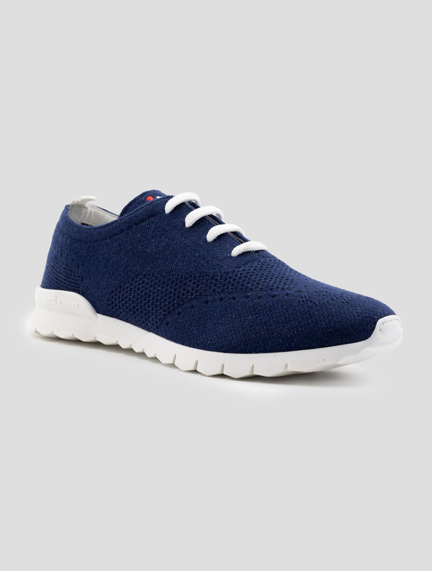 Kiton Blue Cashmere Sneakers