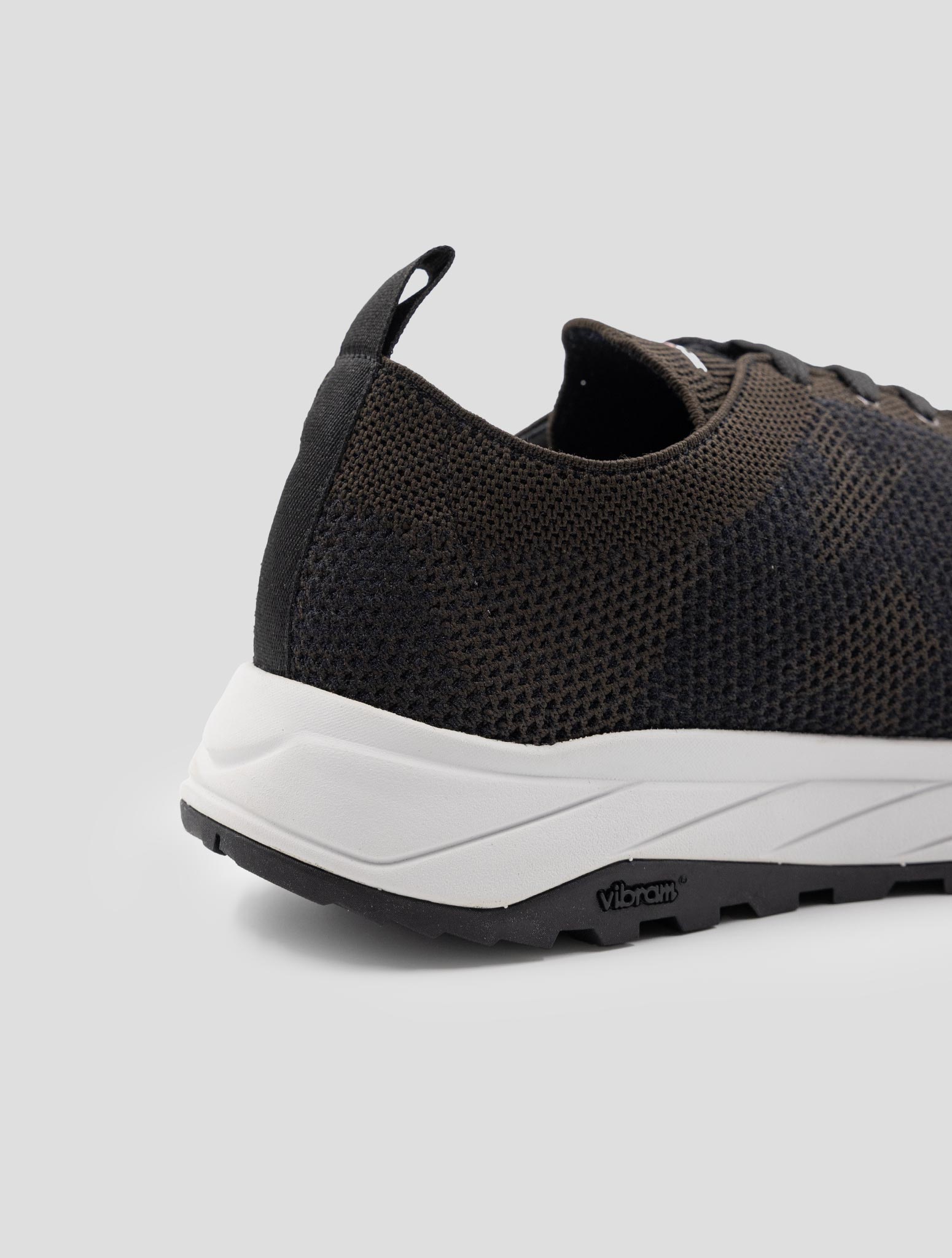 Kiton Brown Pl Pu Wool Sneakers