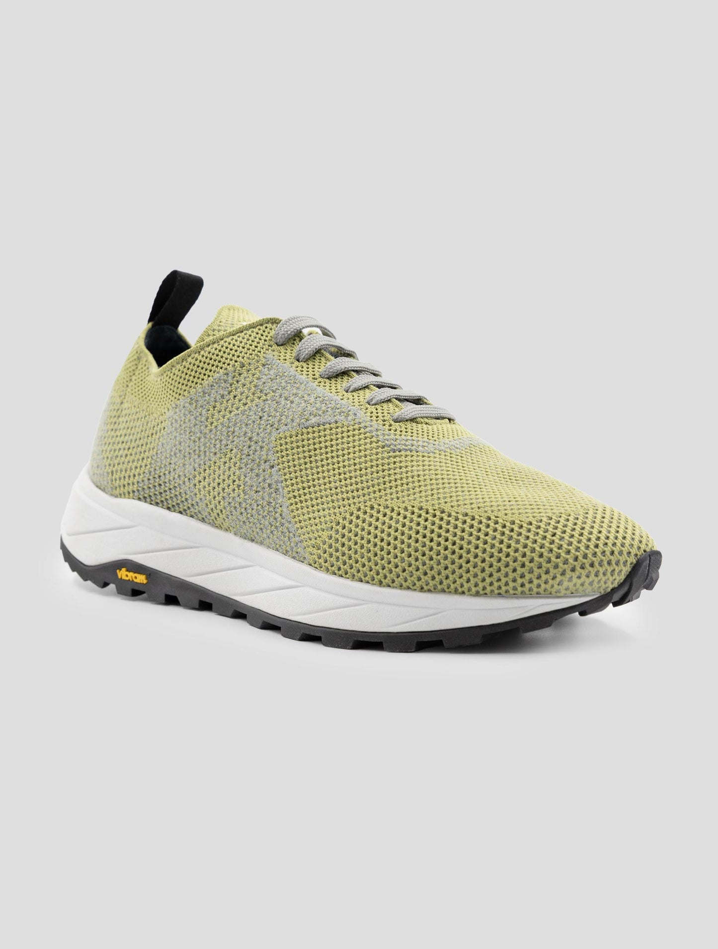 Kiton Green Pl Pu Wool Sneakers