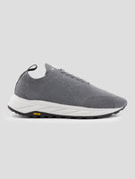 Kiton Gray Pl Pu Wool Sneakers