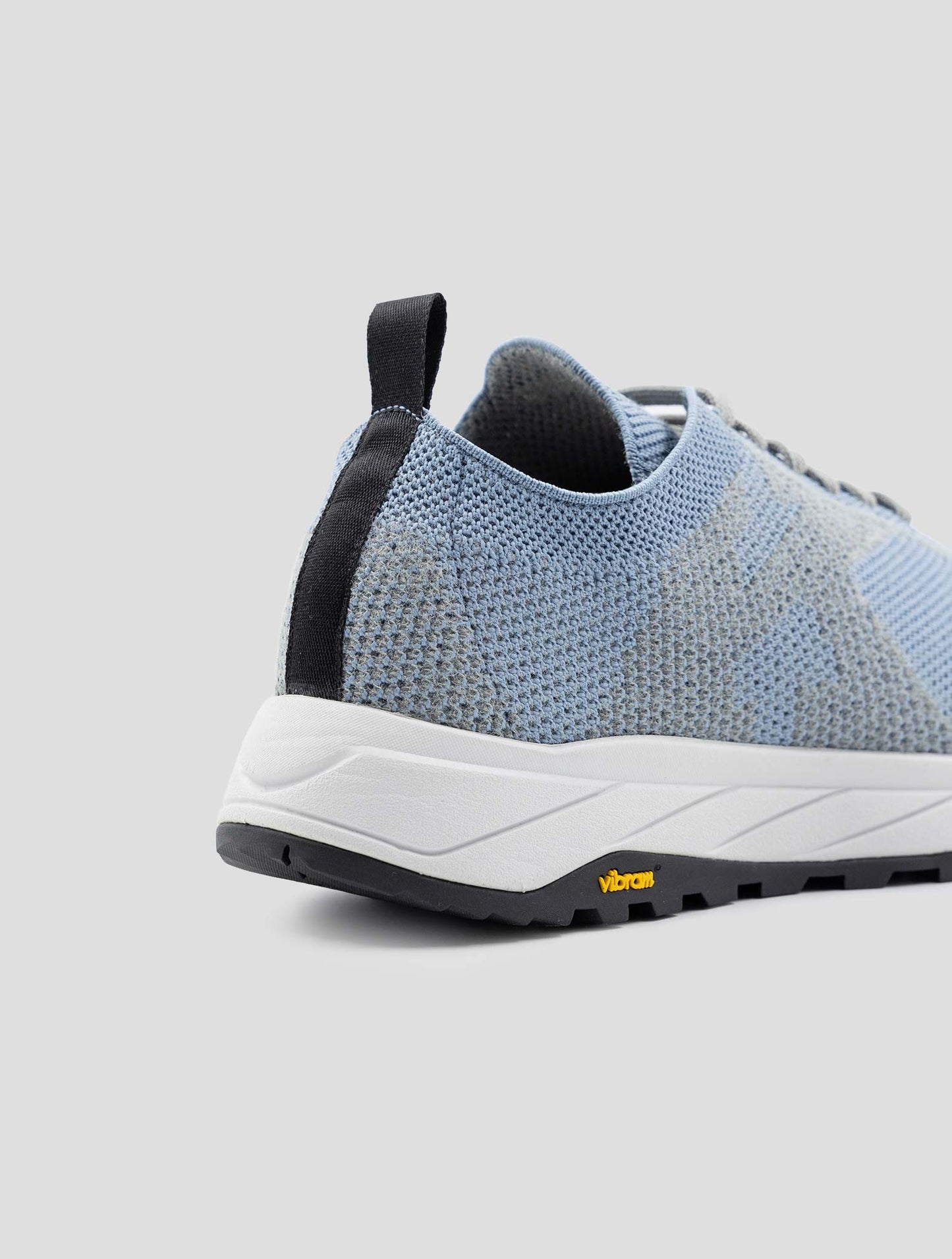 Kiton Light Blue Pl Pu Wool Sneakers
