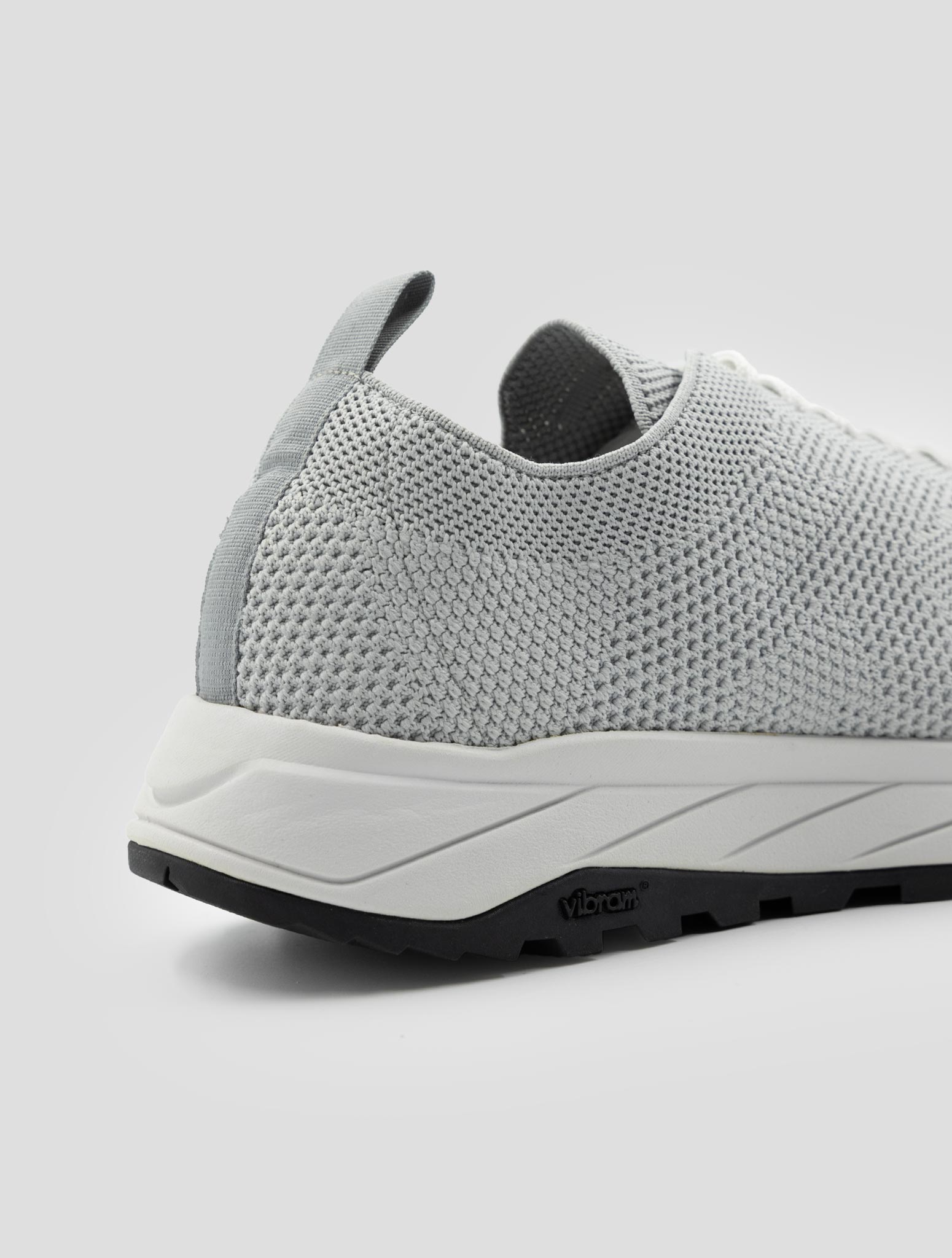 Kiton Gray Pl Pu Wool Sneakers