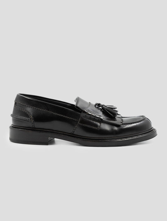 Kiton Brown Leather Loafers