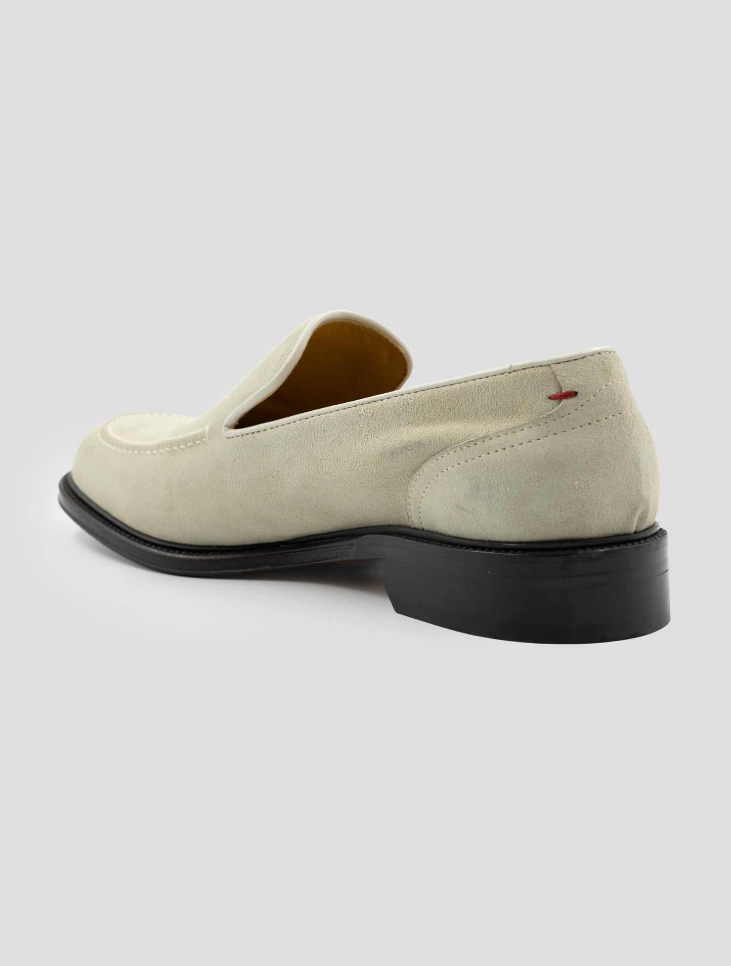 Kiton Beige Leather Suede Loafers
