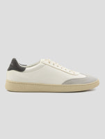 Kiton White Leather Sneakers