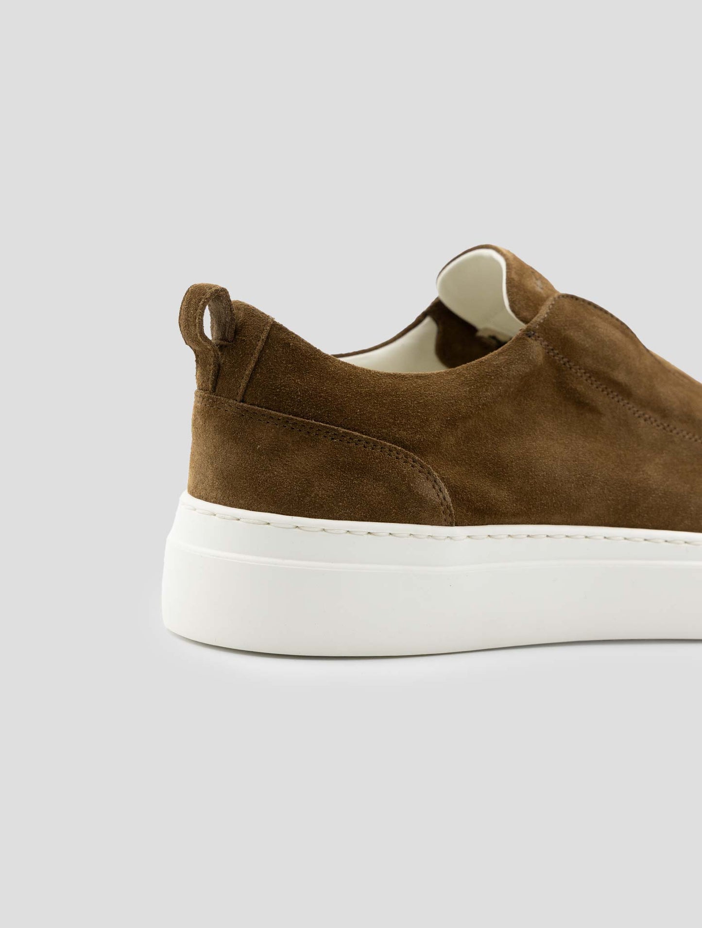 Kiton Brown Leather Suede Sneakers