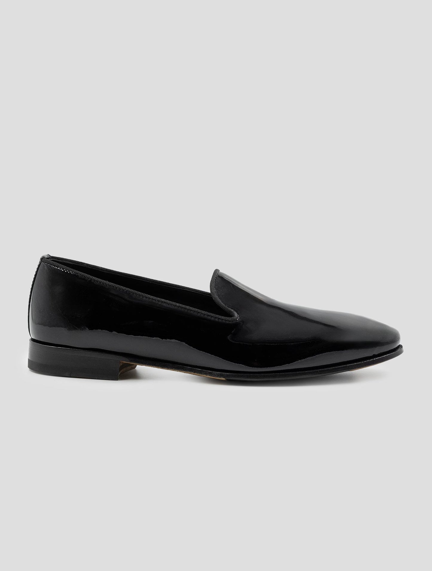 Kiton Black Leather Loafers