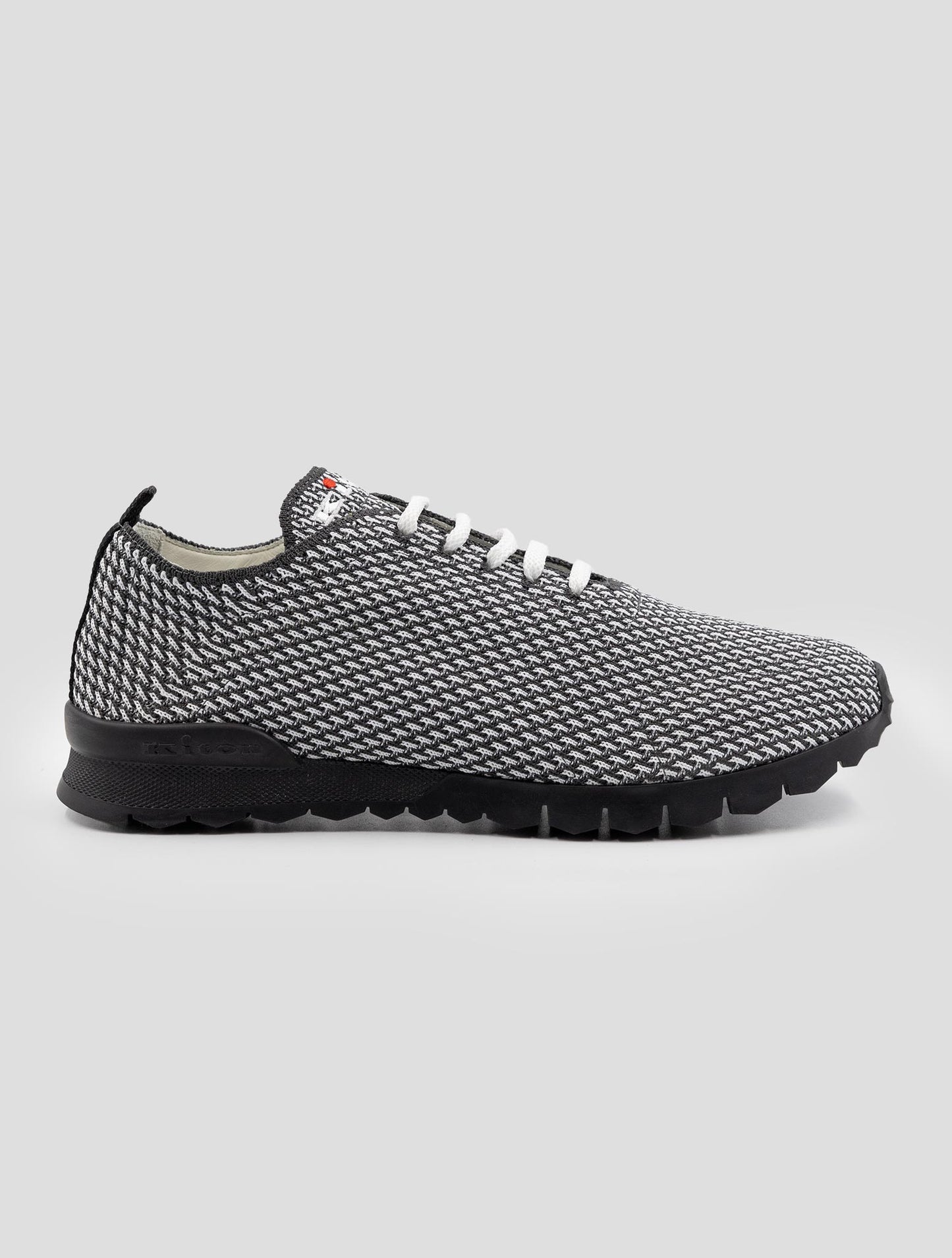 Kiton Dark Gray White Pl Pa Sneakers