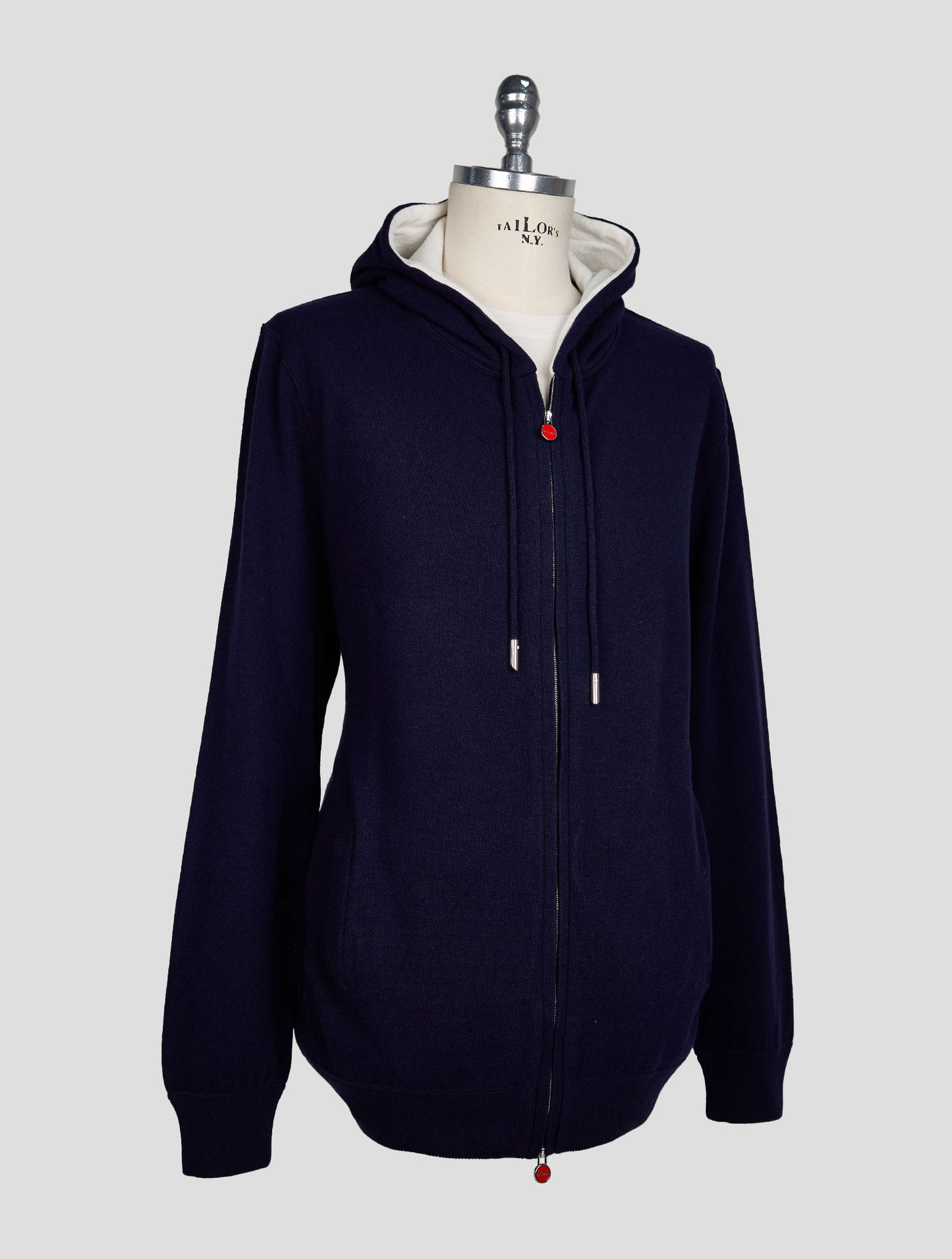 Kiton Blue Wool Sweater