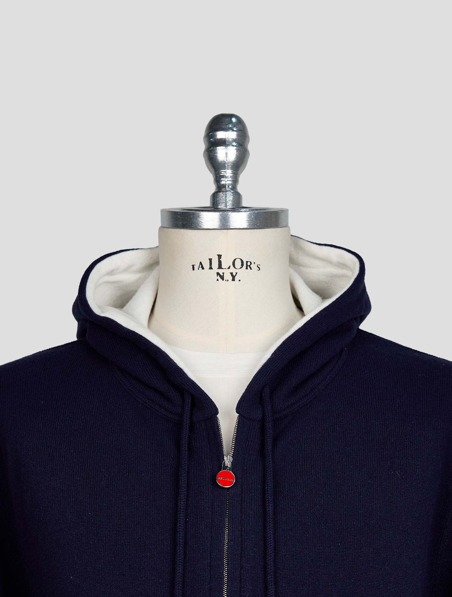 Kiton Blue Wool Sweater