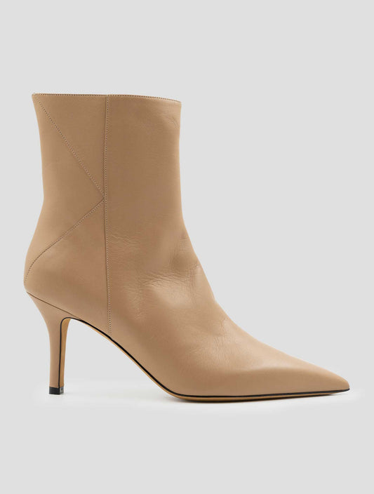 Kiton Beige Leather Boots