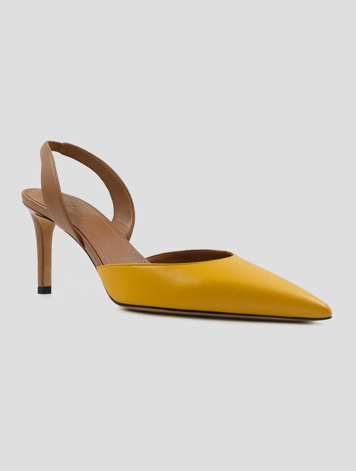 Kiton Brown Leather Decollete
