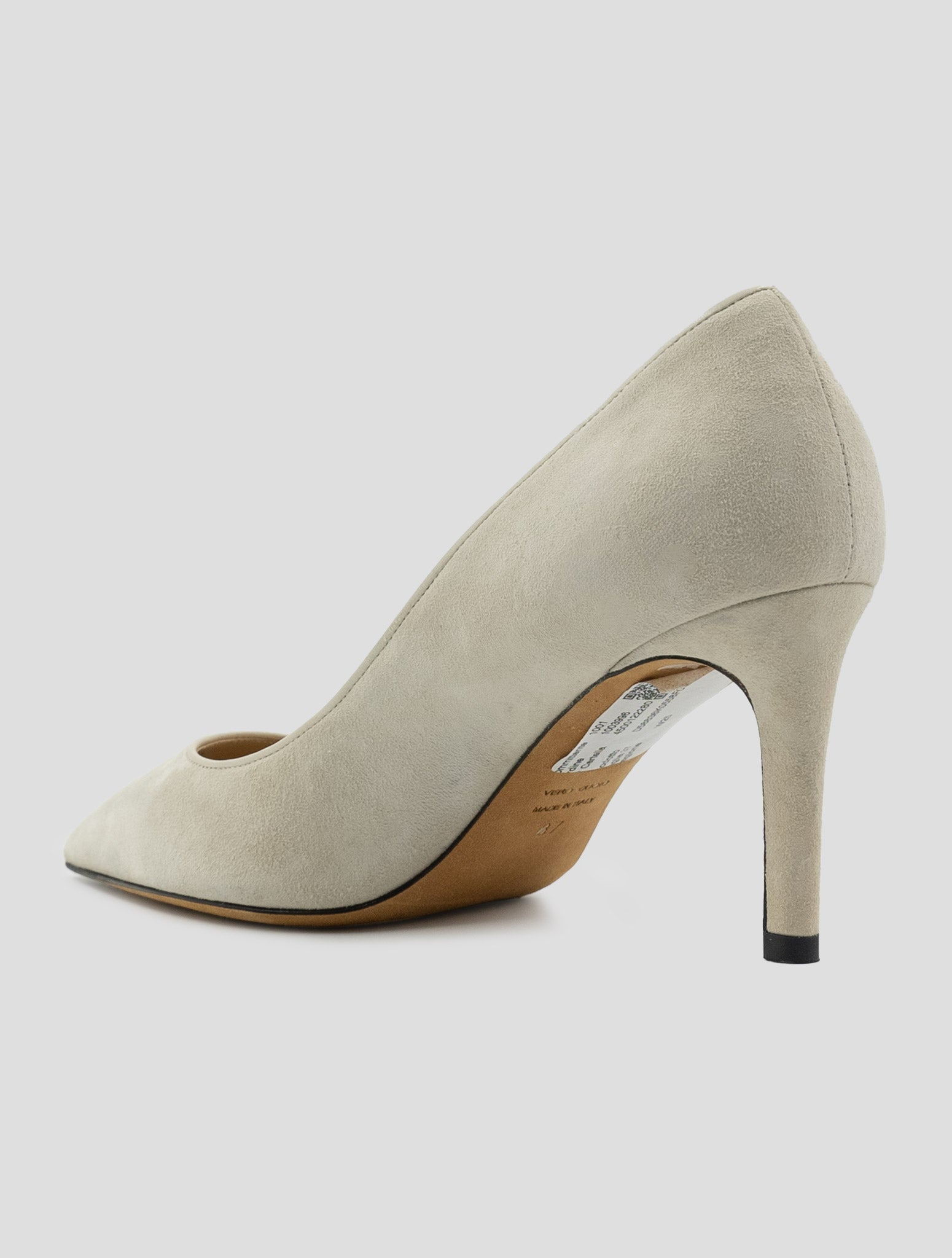 Kiton Beige Leather Suede Decollete