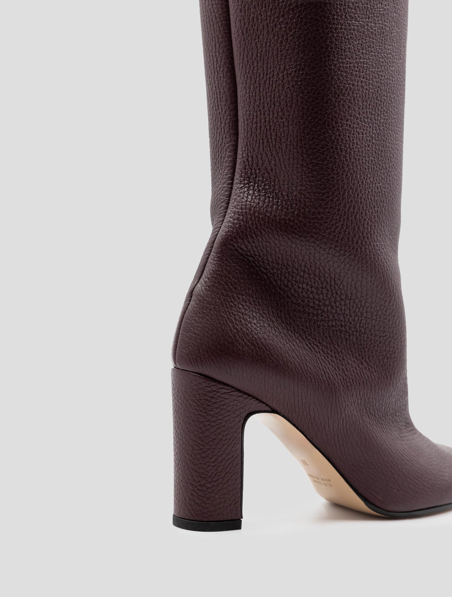 Kiton Burgundy Leather Deer Boots