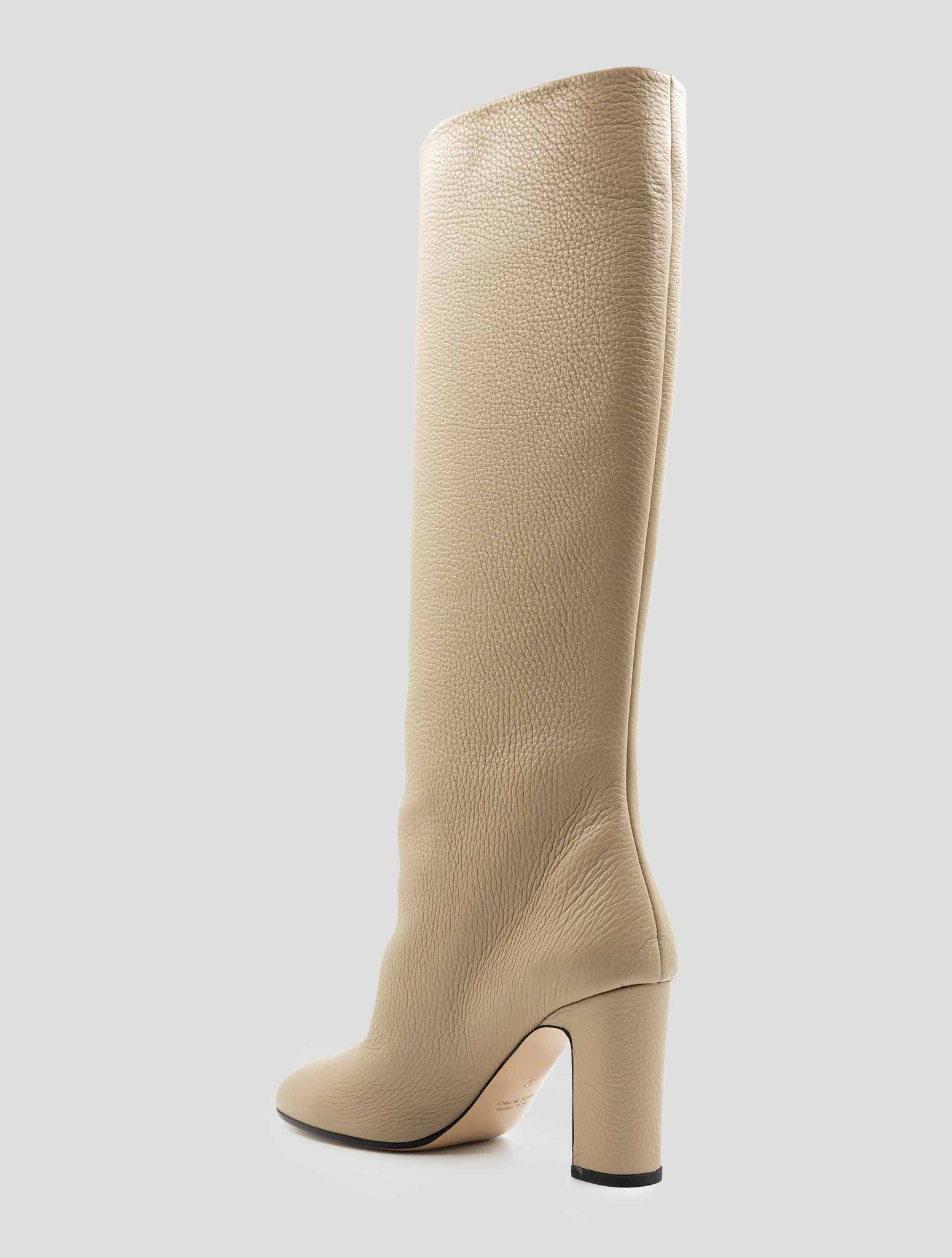 Kiton Beige Leather Boots