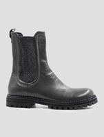 Kiton Dark Gray Leather Boots