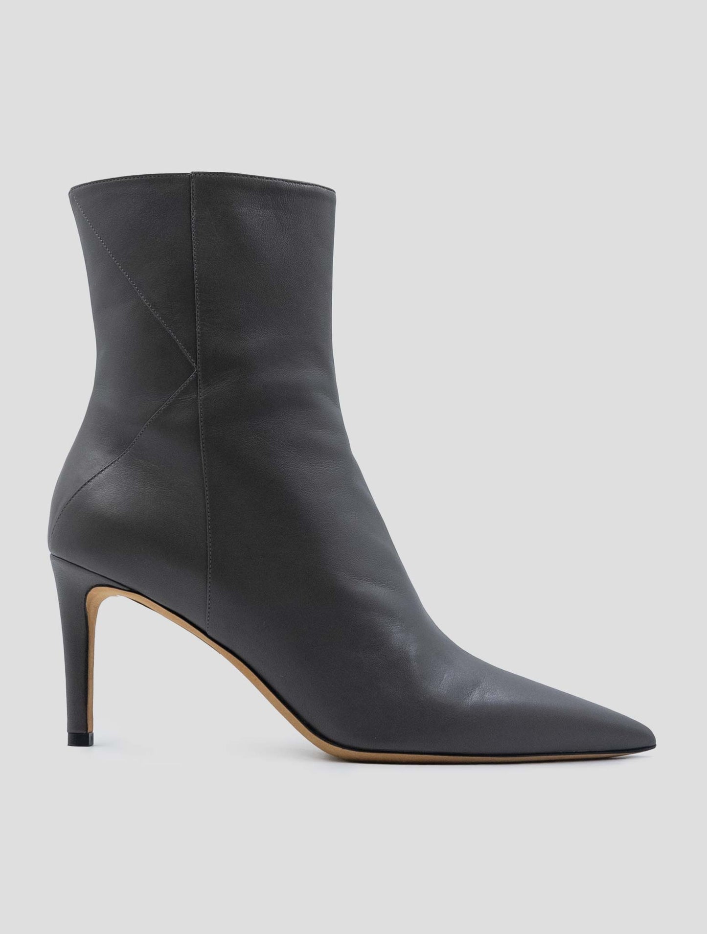 Kiton Gray Leather Boots