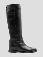 Kiton Black Leather Boots