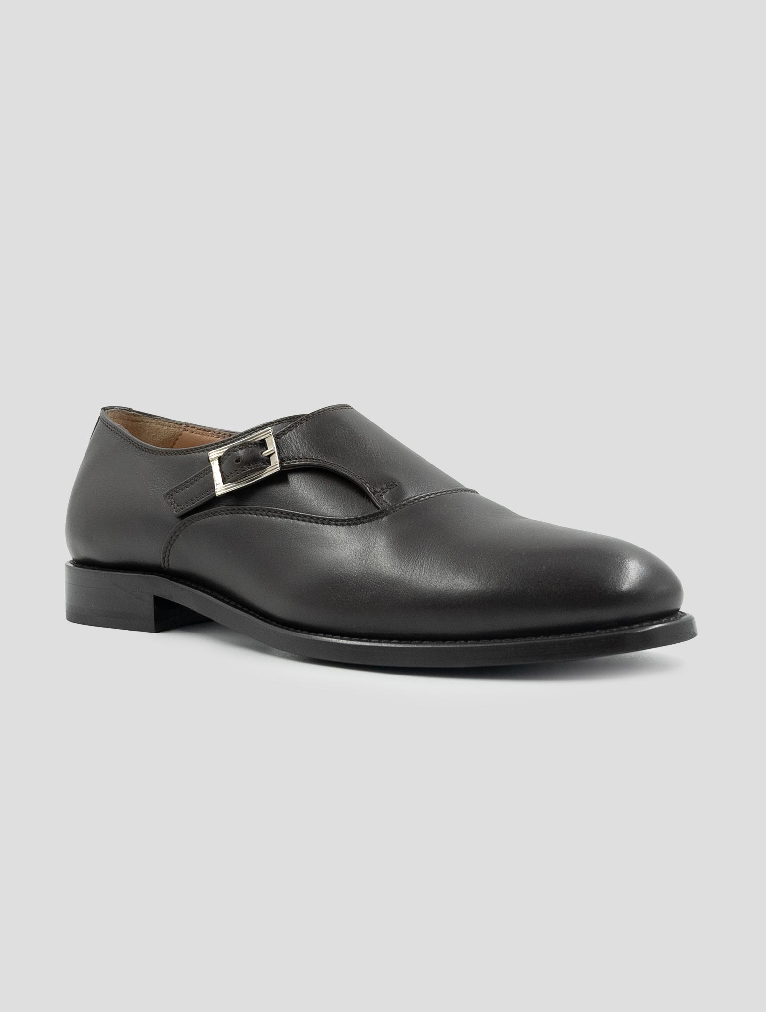 Kiton Brown Leather Dress Shoes