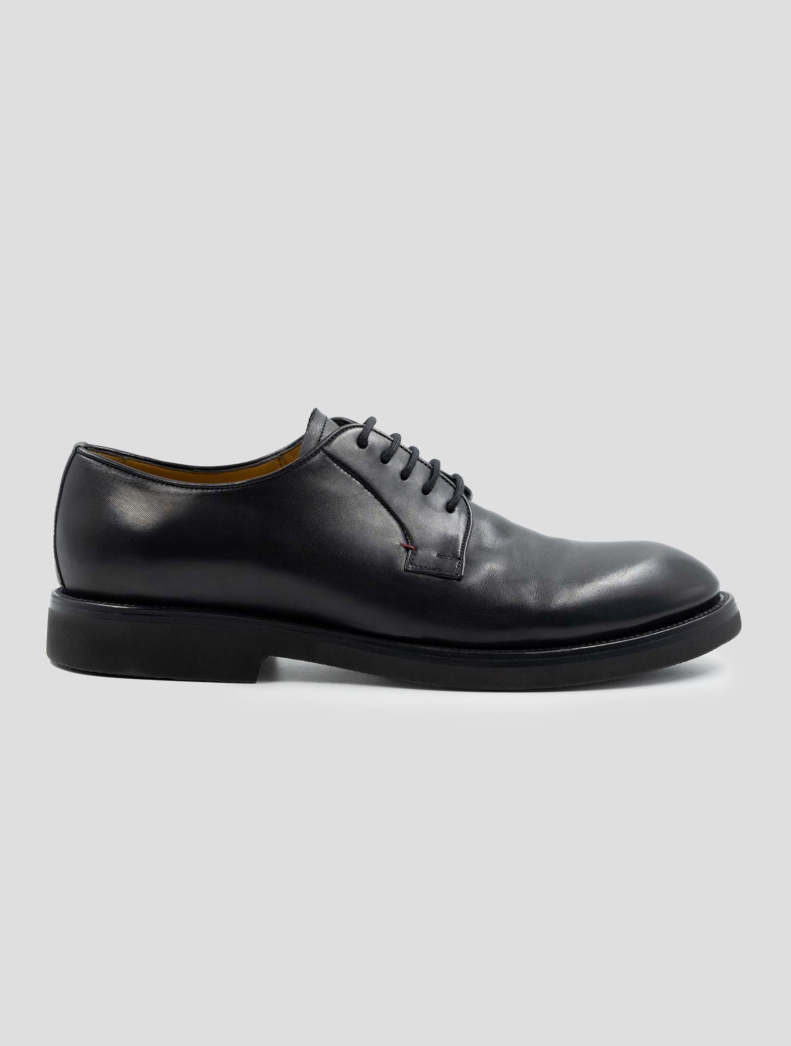 Kiton Black Leather Dress Shoes