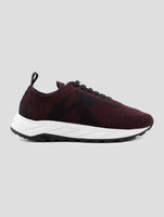 Kiton Bordeaux Pl Tpu Wool Sneakers