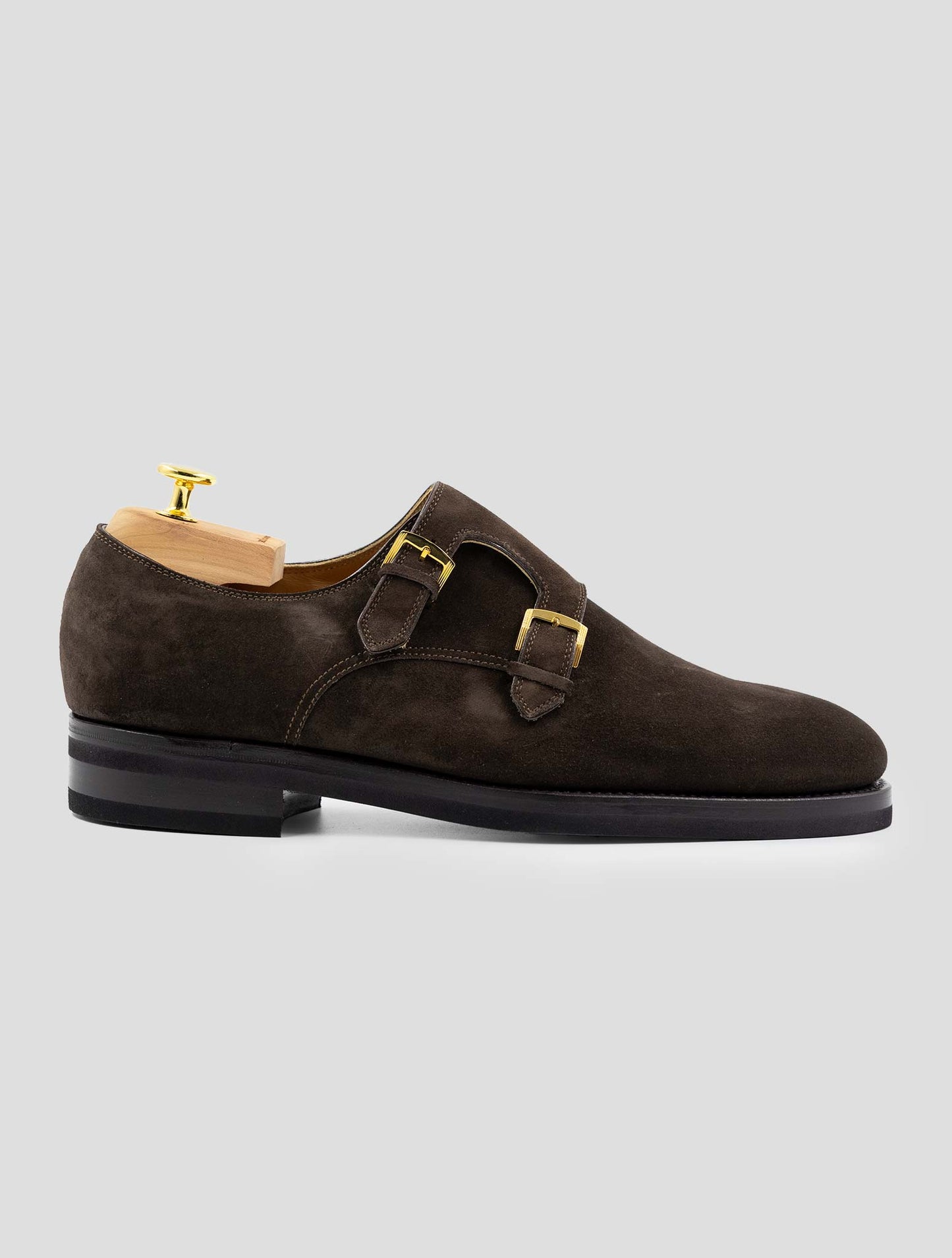 Kiton Brown Leather Suede Dress Shoes