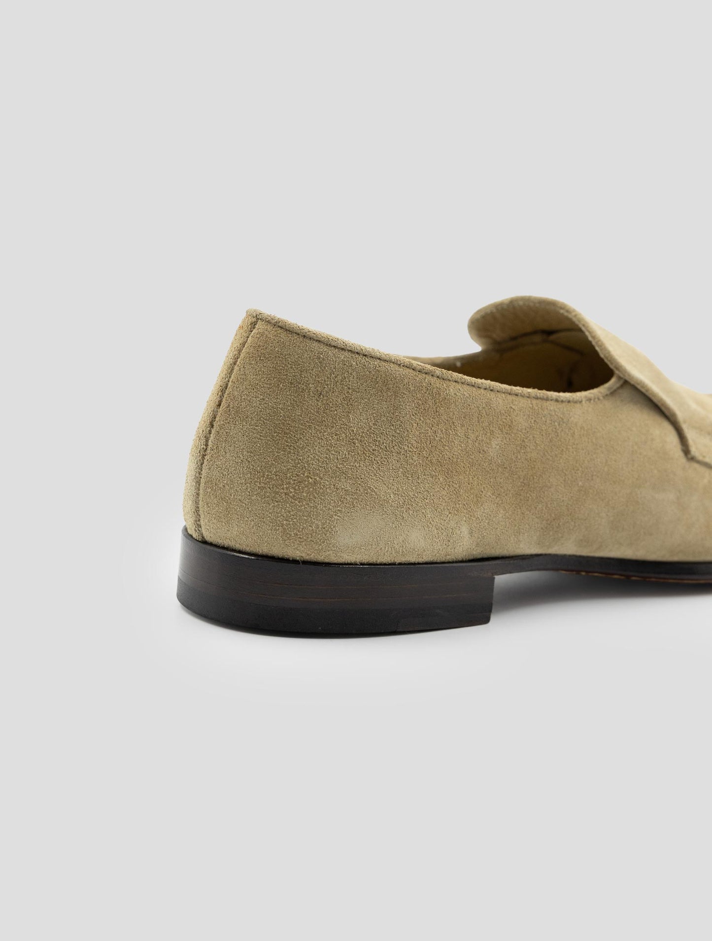 Kiton Beige Leather Suede Loafers