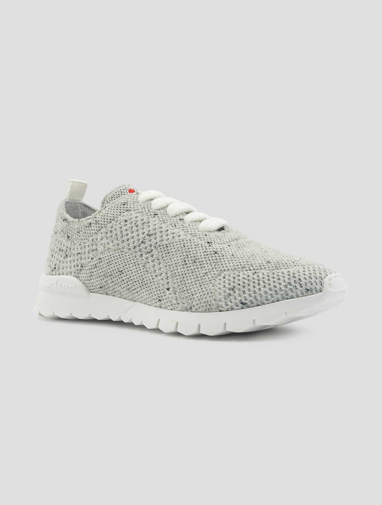 Kiton Gray Cashmere Pl Sneakers