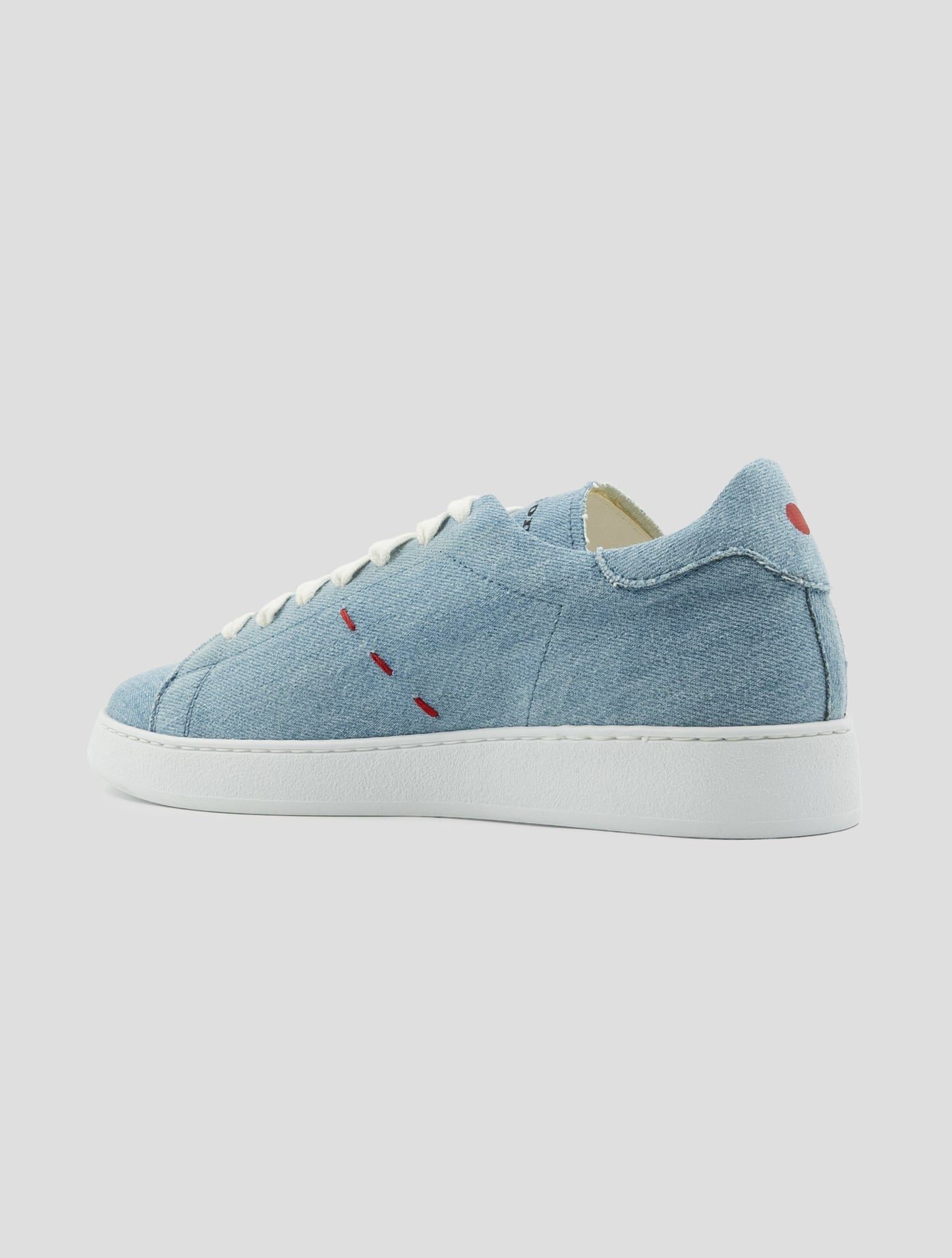 Kiton Denim Cotton Sneakers