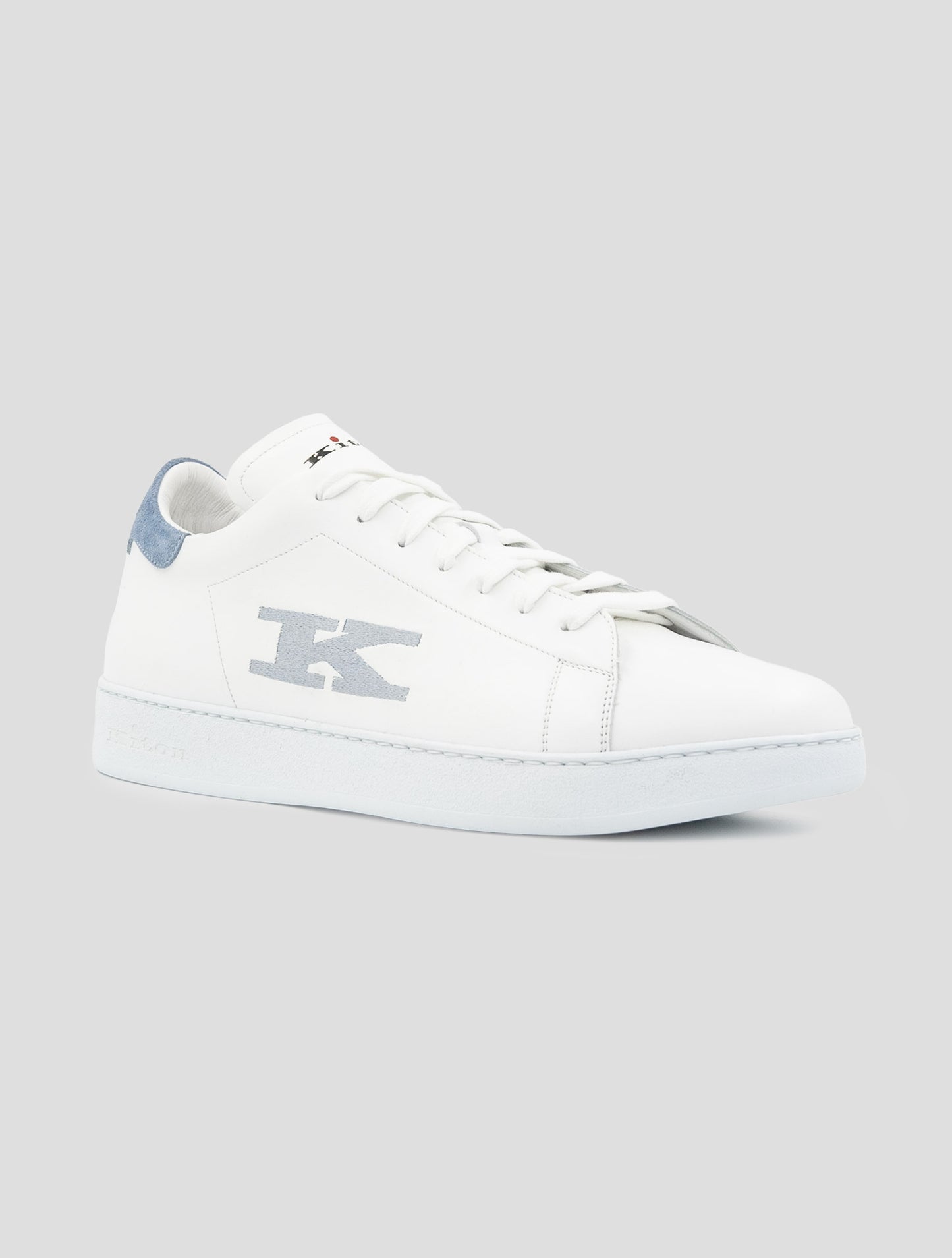 Kiton White Leather Sneakers
