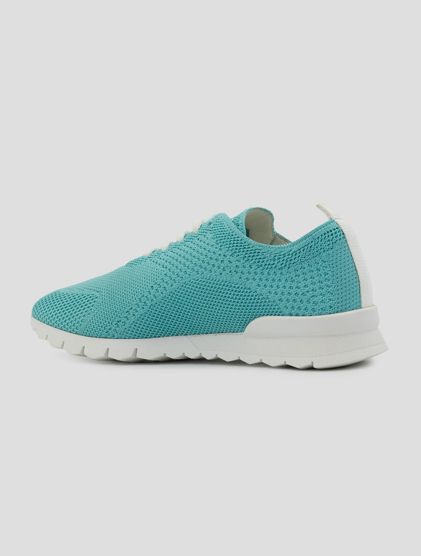 Kiton Light Green Cotton Ea Sneakers