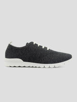 Kiton Gray Cashmere Sneakers