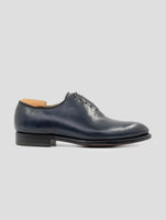 Kiton Blue Leather Dress Shoes