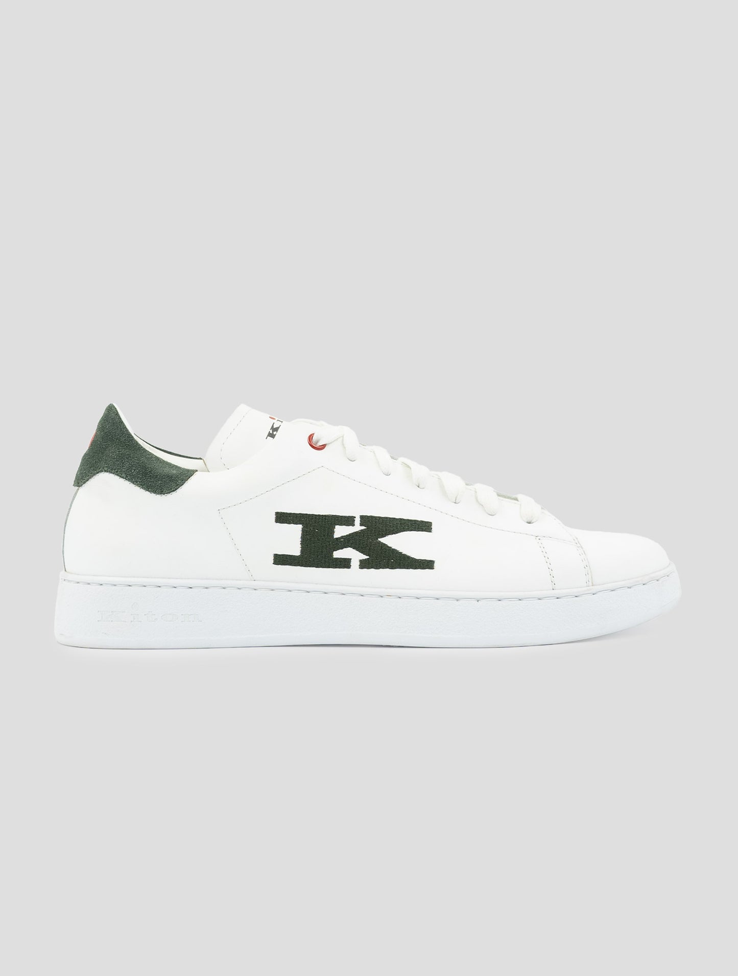 Kiton White Leather Sneakers