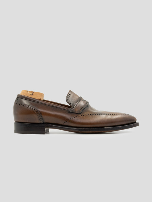 Kiton Brown Leather Dress Shoes