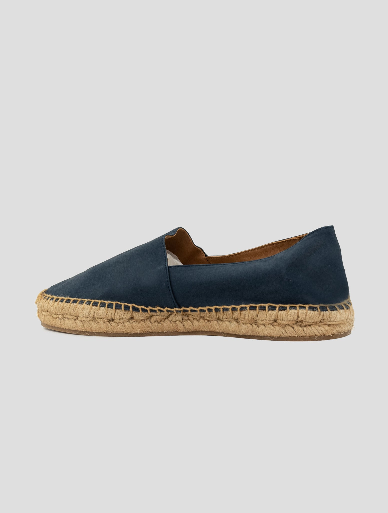 Kiton Blue Navy Cotton Espadrillas