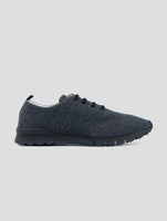 Kiton Gray Cashmere Sneakers