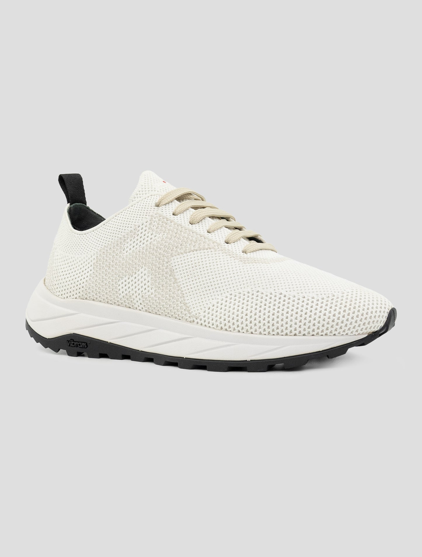 Kiton White Pl Tpu Wool Sneakers
