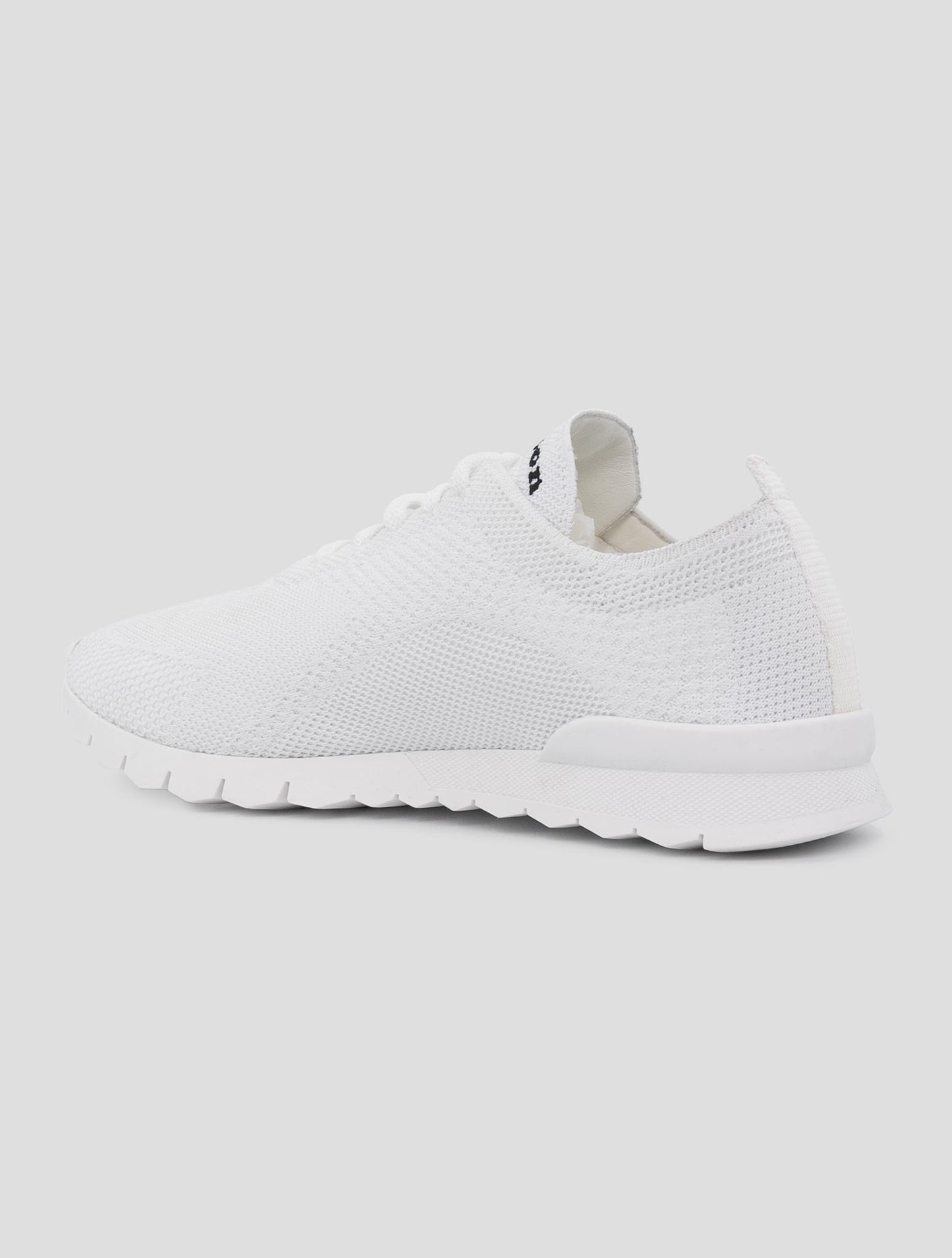 Kiton White Cotton Ea Sneakers