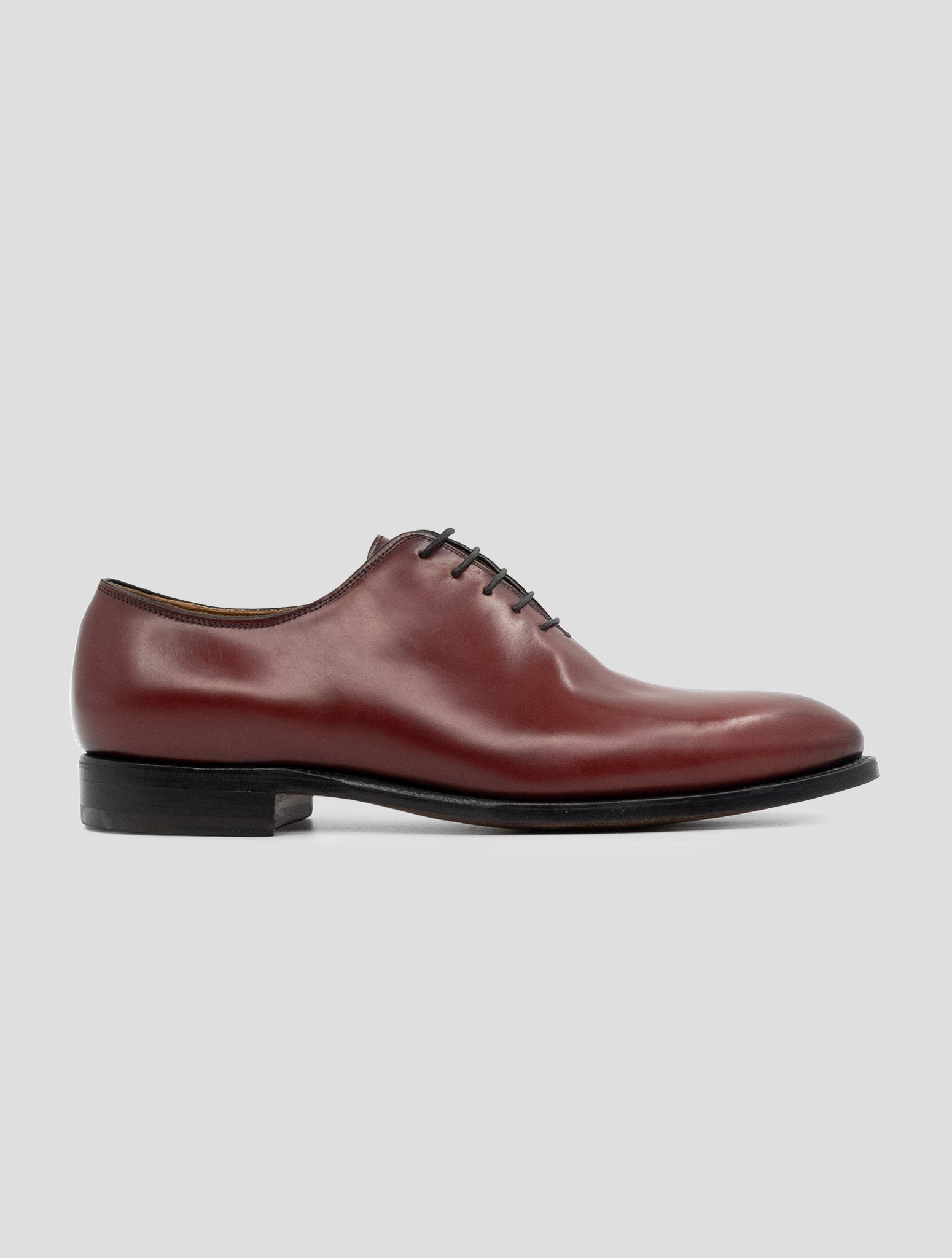 Kiton Burgundy Leather Dress Shoes
