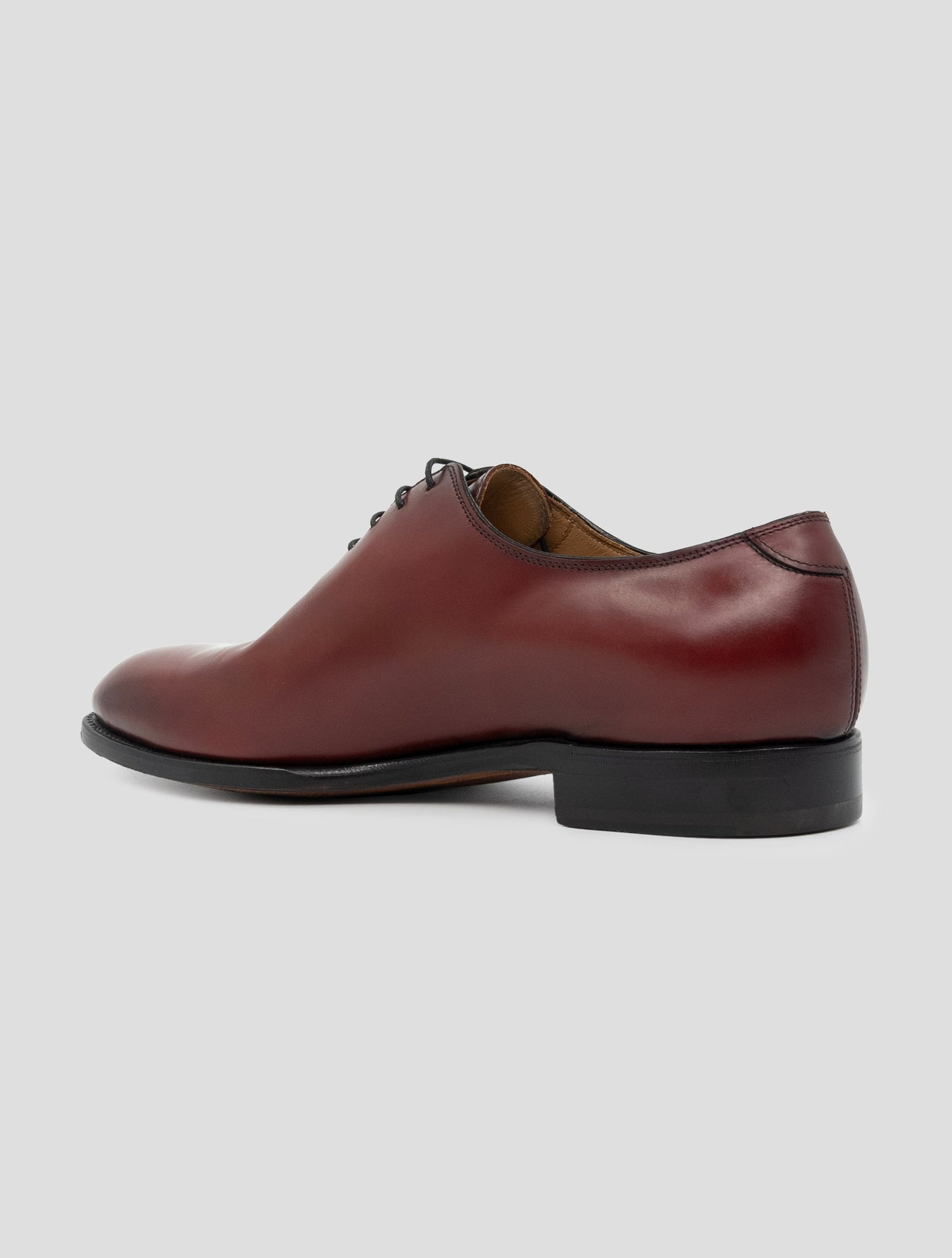 Kiton Burgundy Leather Dress Shoes