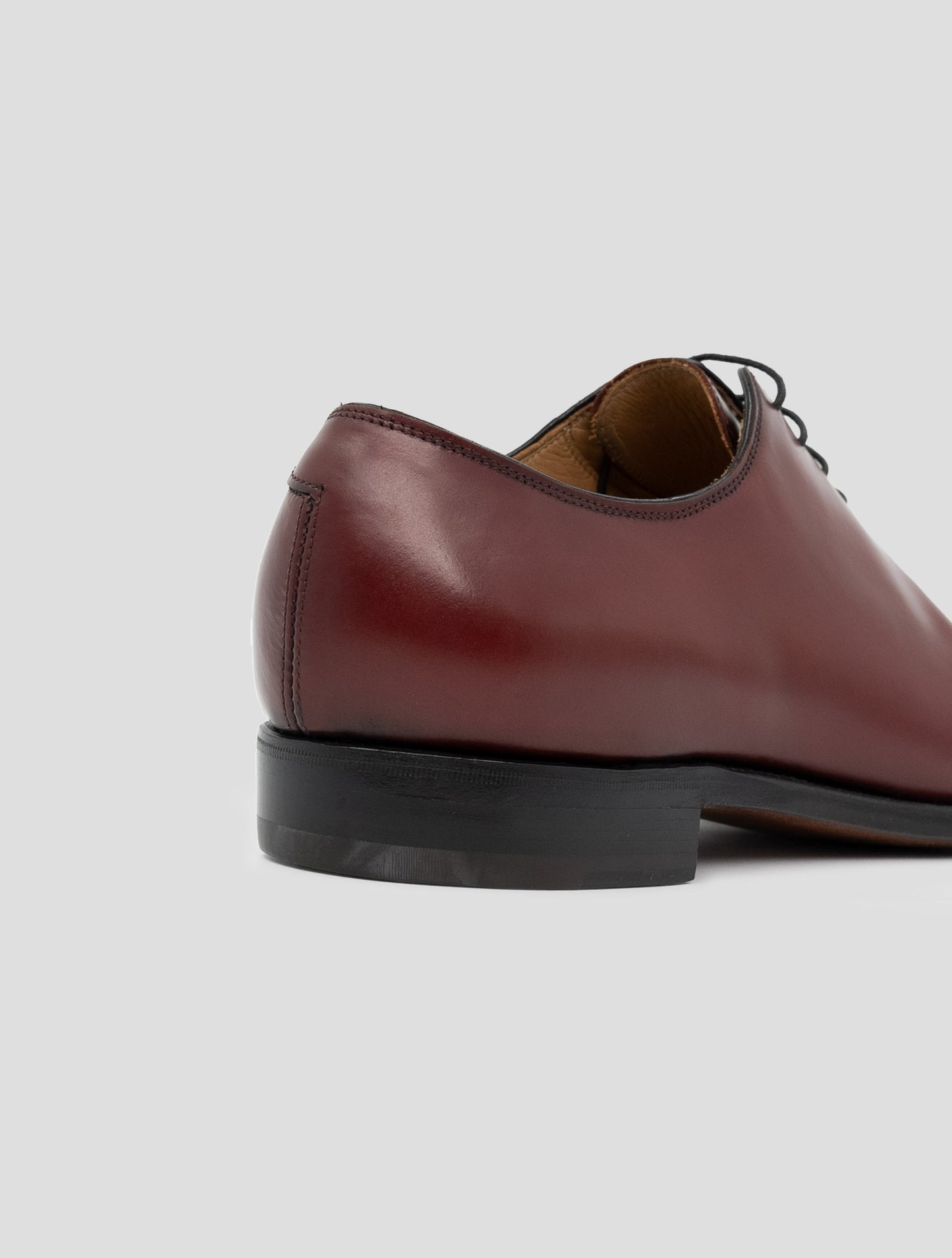 Kiton Burgundy Leather Dress Shoes