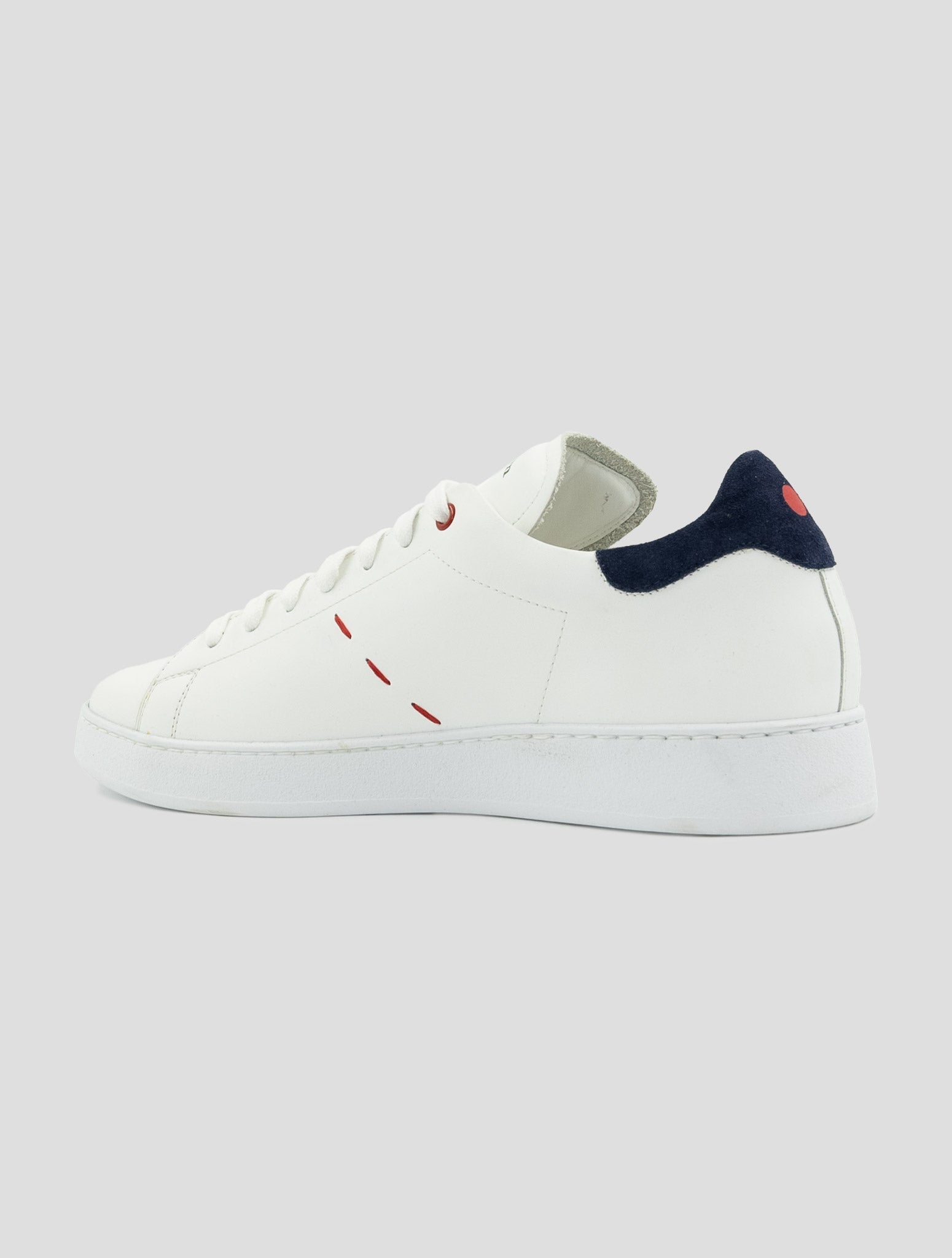 Kiton White Leather Sneakers