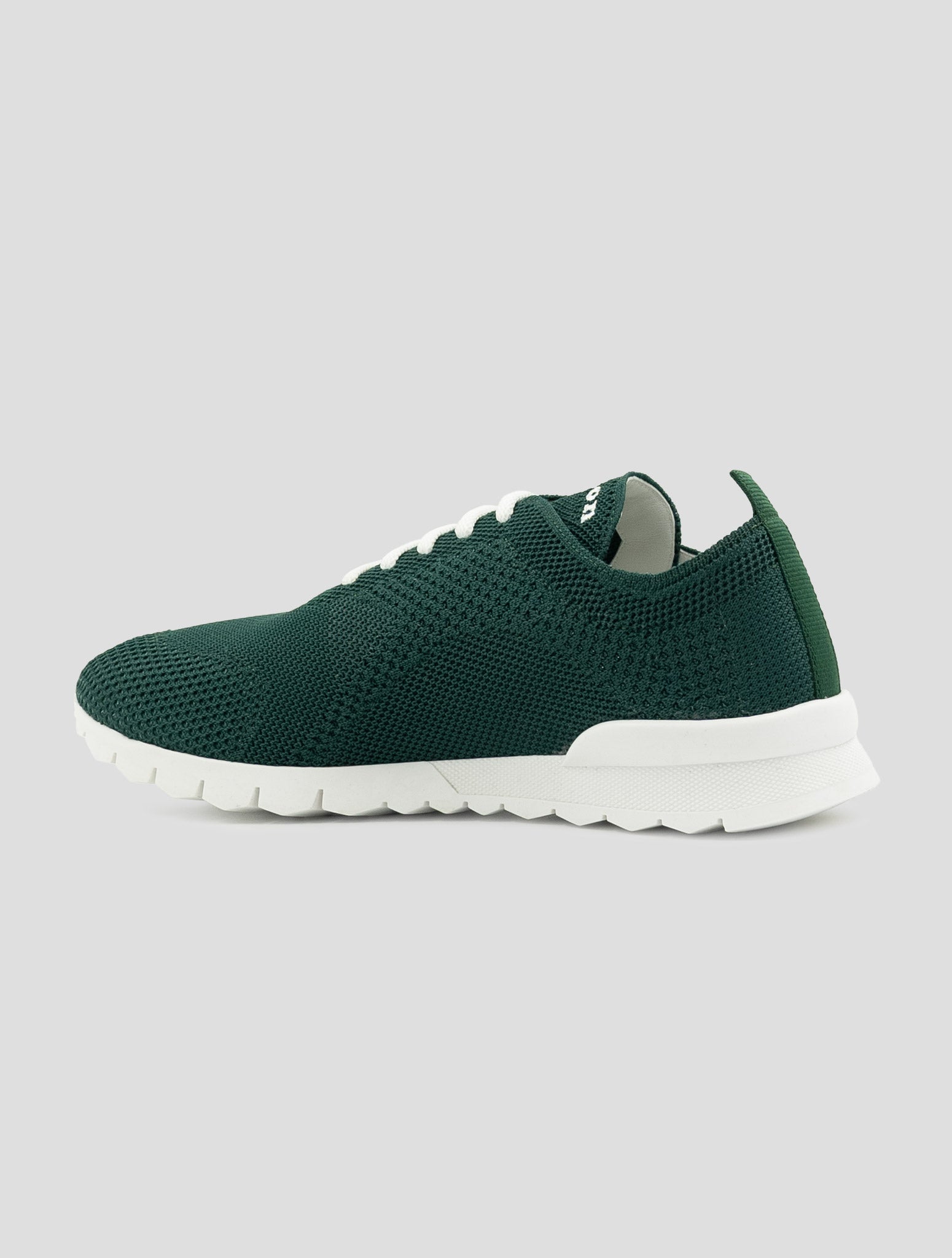 Kiton Green Cotton Ea Sneakers