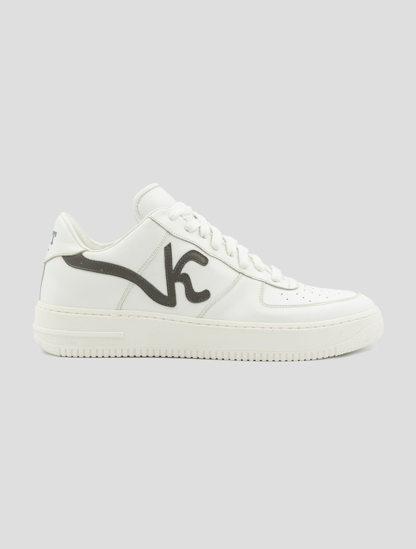 Kiton White Leather Sneakers