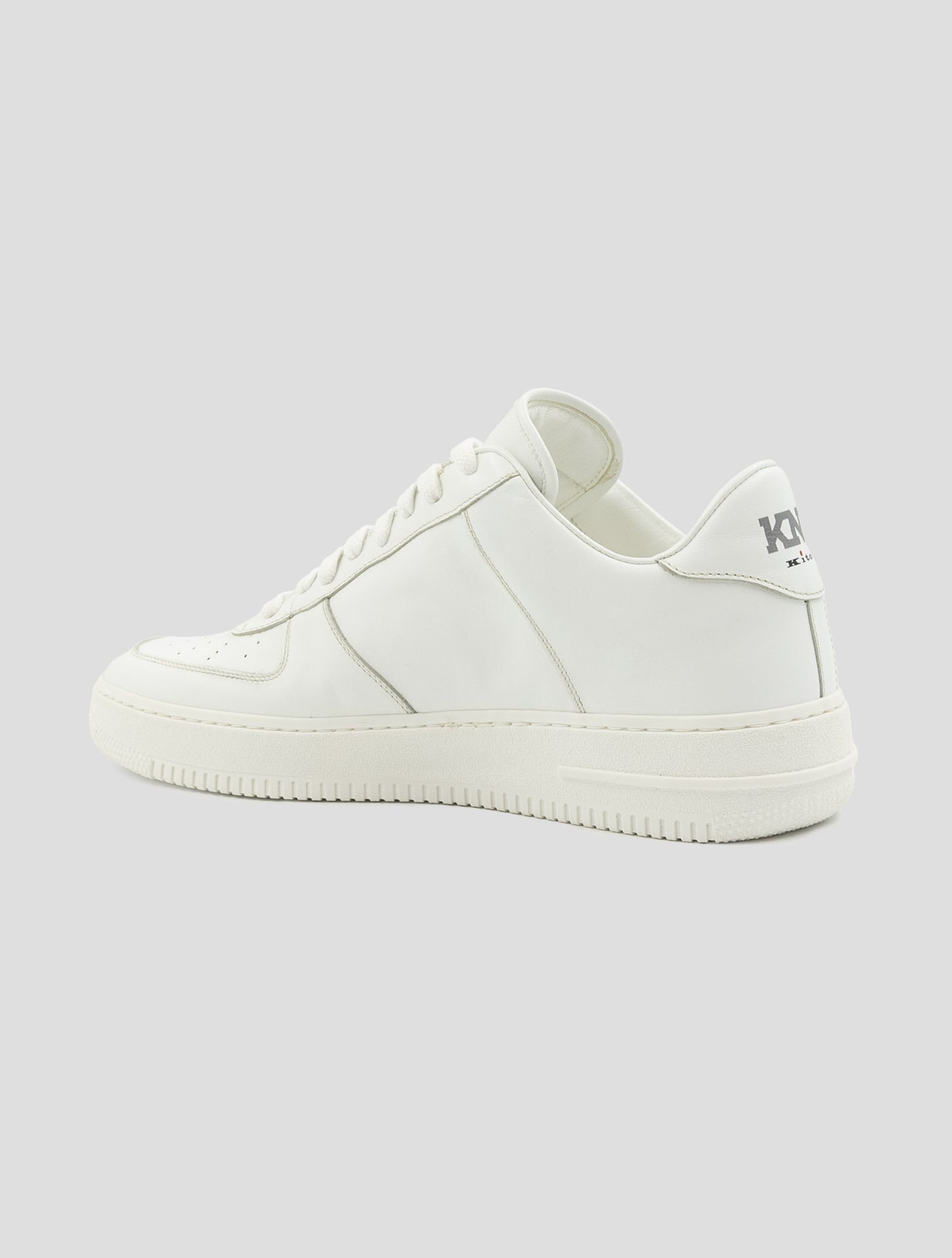Kiton White Leather Sneakers