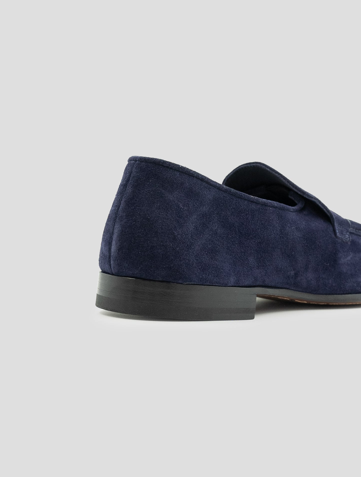 Kiton Blue Leather Loafers